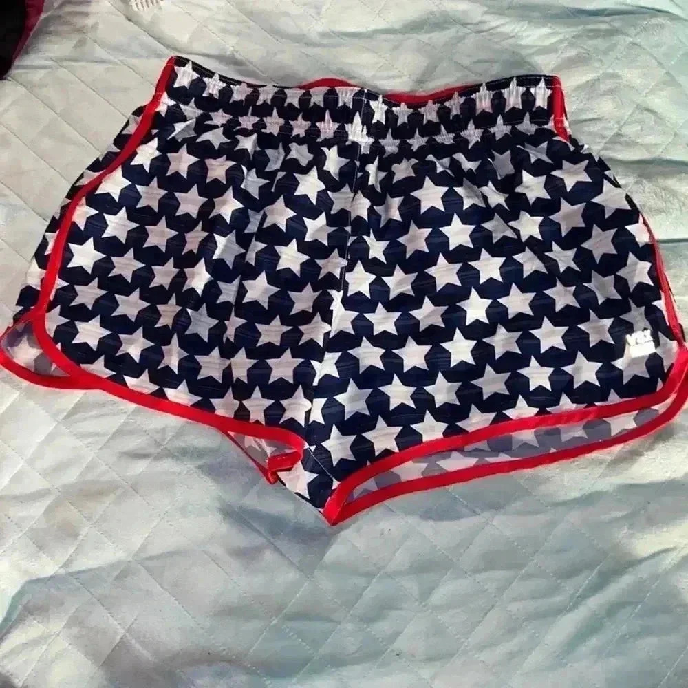VSX American Flag US Running Shorts XS EUC Victorias Secret sport